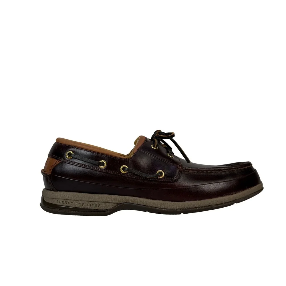 Sperry Gold Cup ASV Boat Shoes Men 10 M Amaretto Leather 0579052